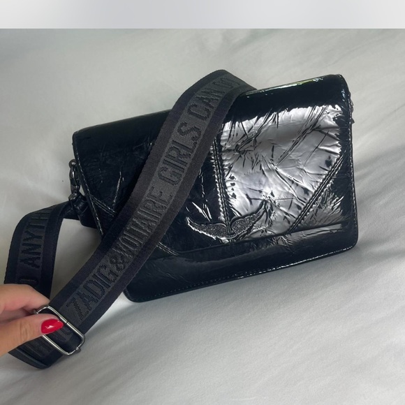 Black and Silver Crossbody Bag Zadig and Voltaire - Picture 1 of 5